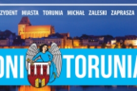 Plakat informujący o obchodach Dni Torunia 2022